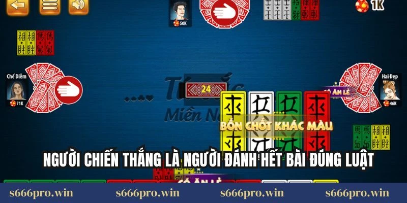 Người chiến thắng là người đánh hết bài đúng luật